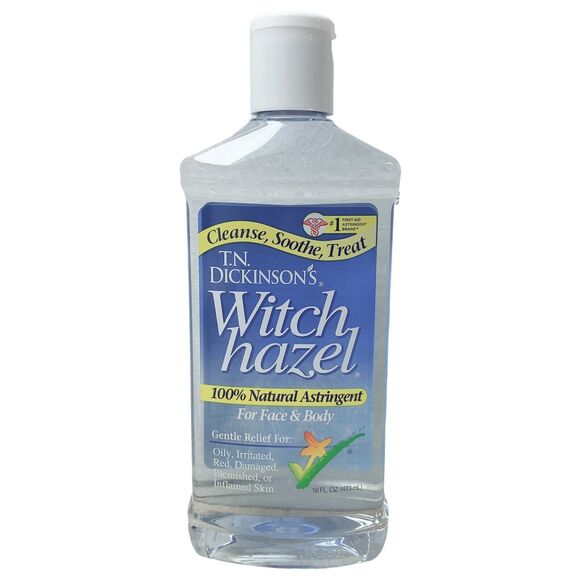 T.N. Dickinson's Witch Hazel 100% Natural Astringent for Face and Body, 16 fl oz - Picture 1 of 2